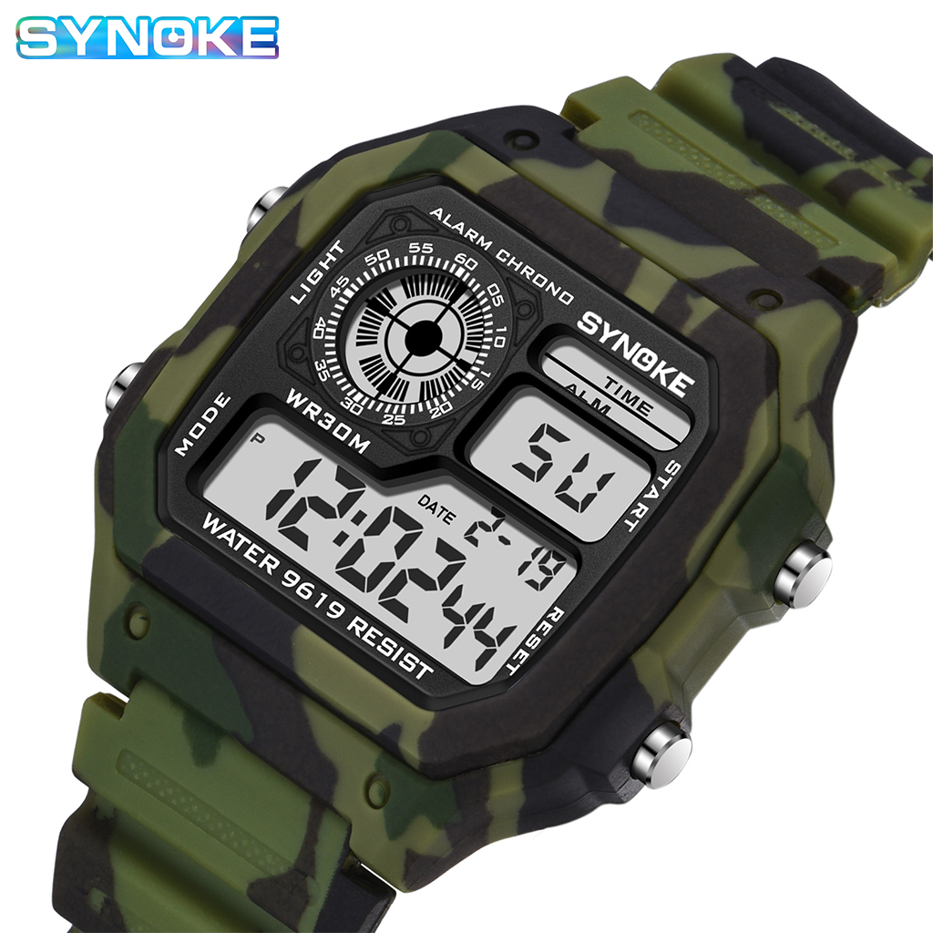 Tide Watch Surf - Synoke outdoor military digital watch für