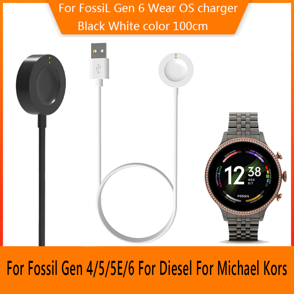 Diesel Watches Smartwatch - Smartwatch-Ladekabel für Fossil Gen6/Gen5/Gen4/Venture/Explorer/Diesel Sportuhr Magnetisches