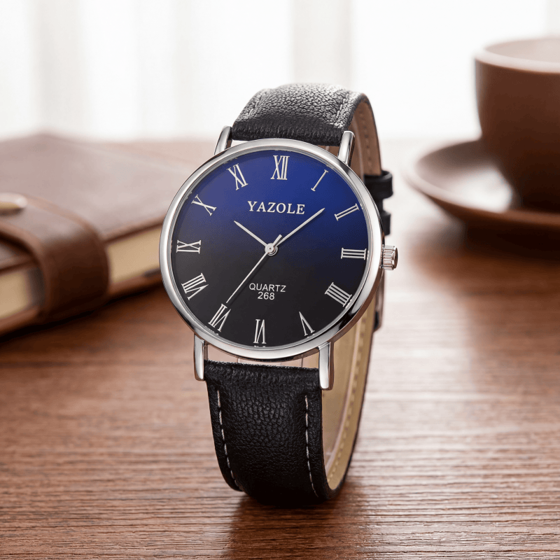 Smartwatch Watches Brands For Men - YAZOLE Minimalistische Quarzuhren für Herren, ultradünnes