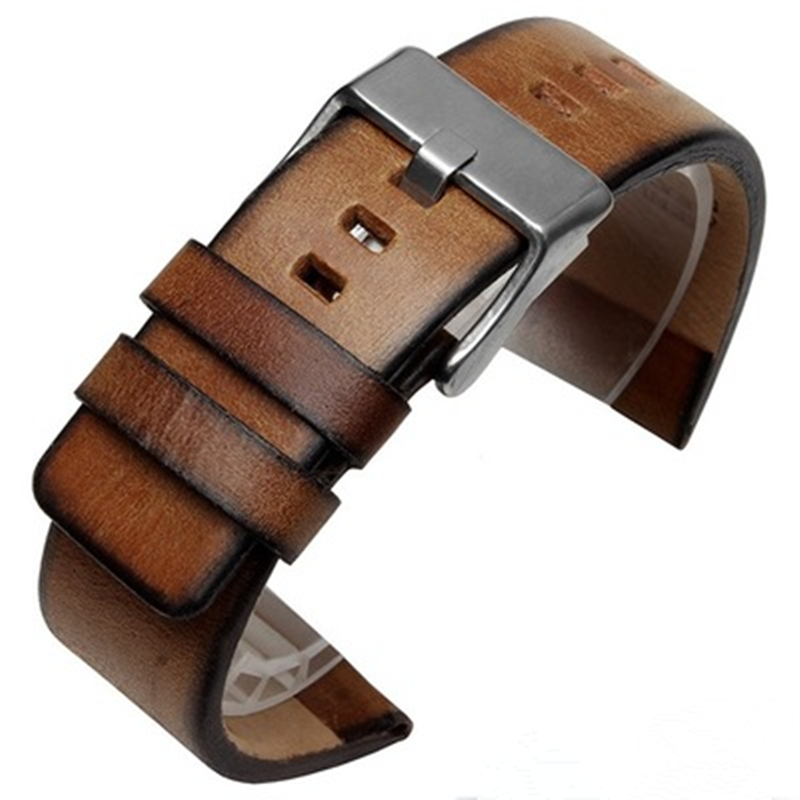 Diesel Watches Smartwatch - Hochwertiges Vintage Retro Echtleder Armband für