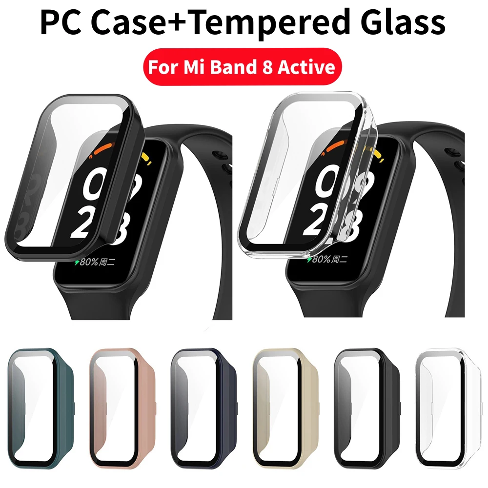 Watch Redmi - PC-Gehäuse + gehärtetes Glas für Xiaomi