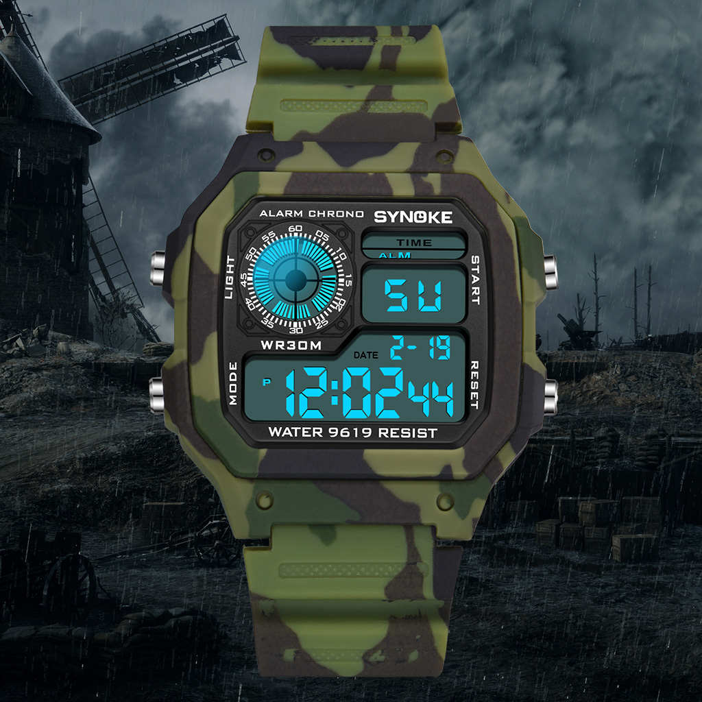Synoke outdoor military digita – Tide Watch Surf Bewertung und Preis