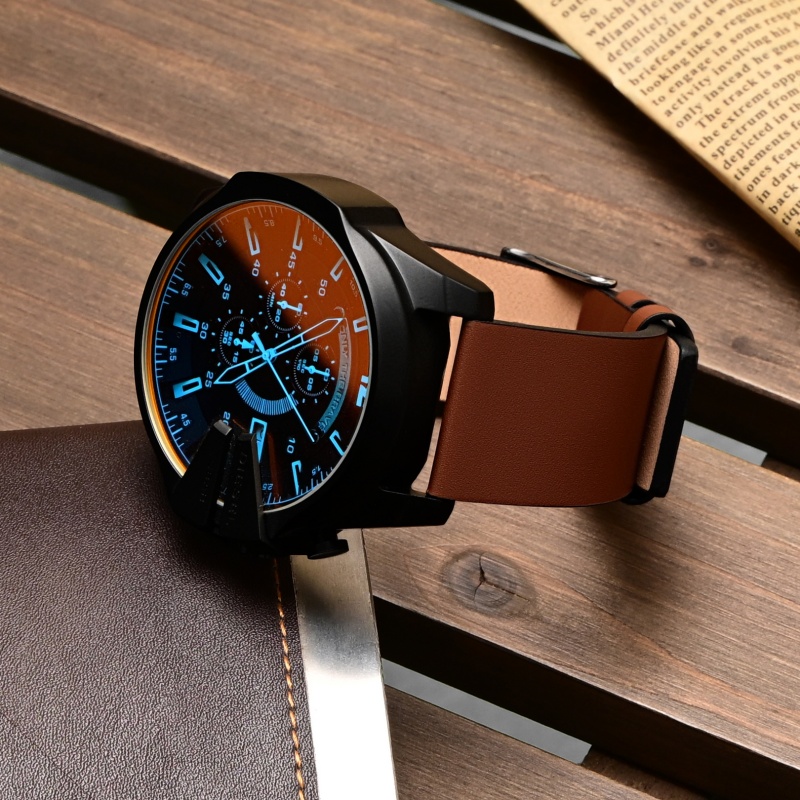 Nadelstruktur-Lederarmband für – Diesel Watches Smartwatch Bewertung und Preis
