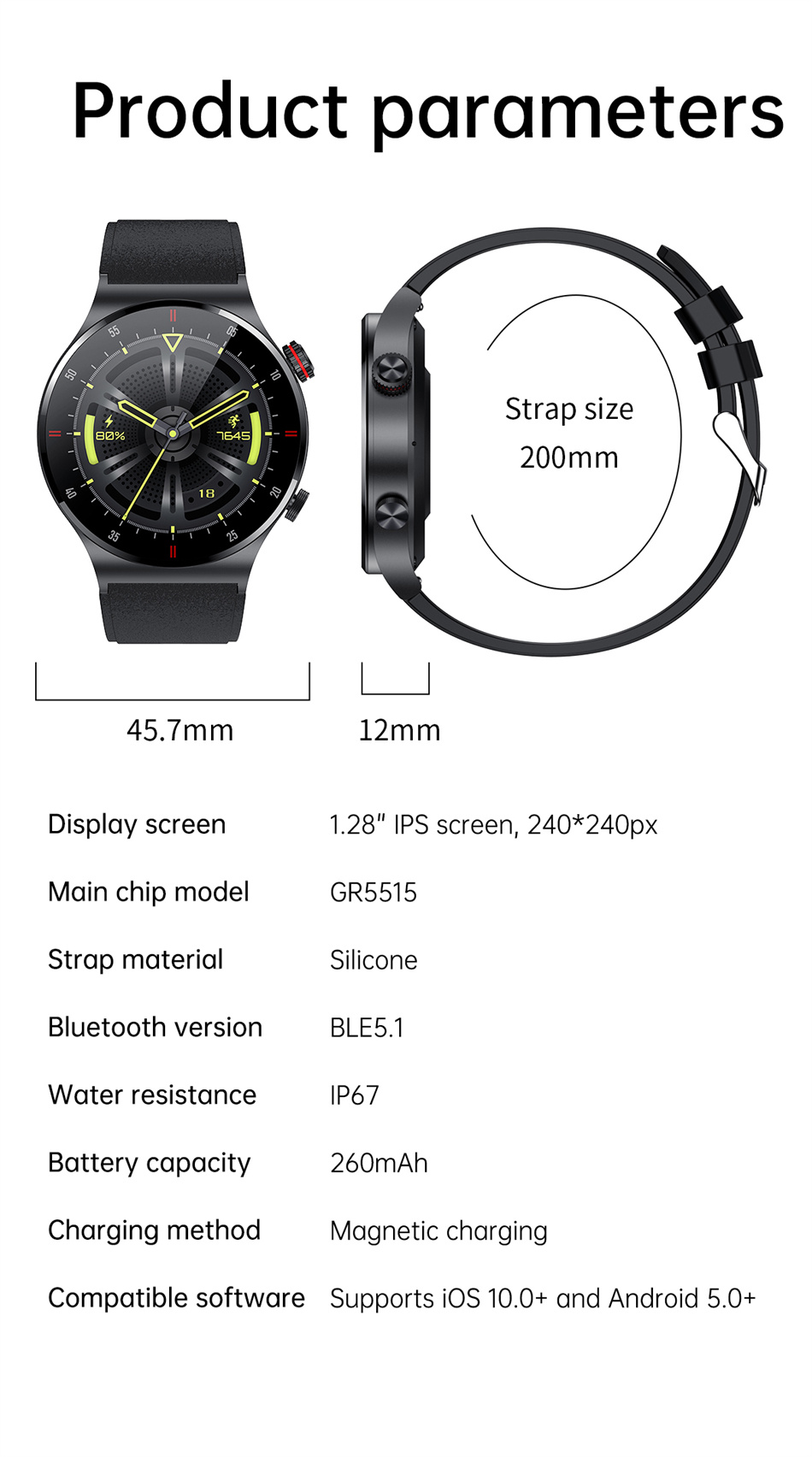 2025 Geschenk Smart Watch Männ – Smartwatch Oneplus Watches Bewertung und Preis