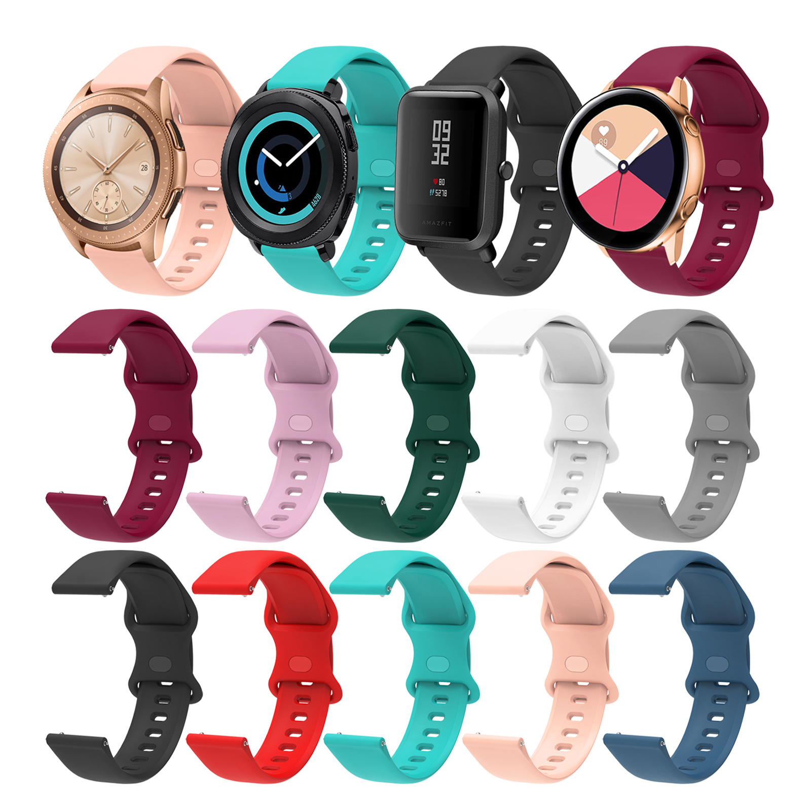 20mm 22mm Silikon armband Für  – Titan Watches Smartwatch Bewertung und Preis