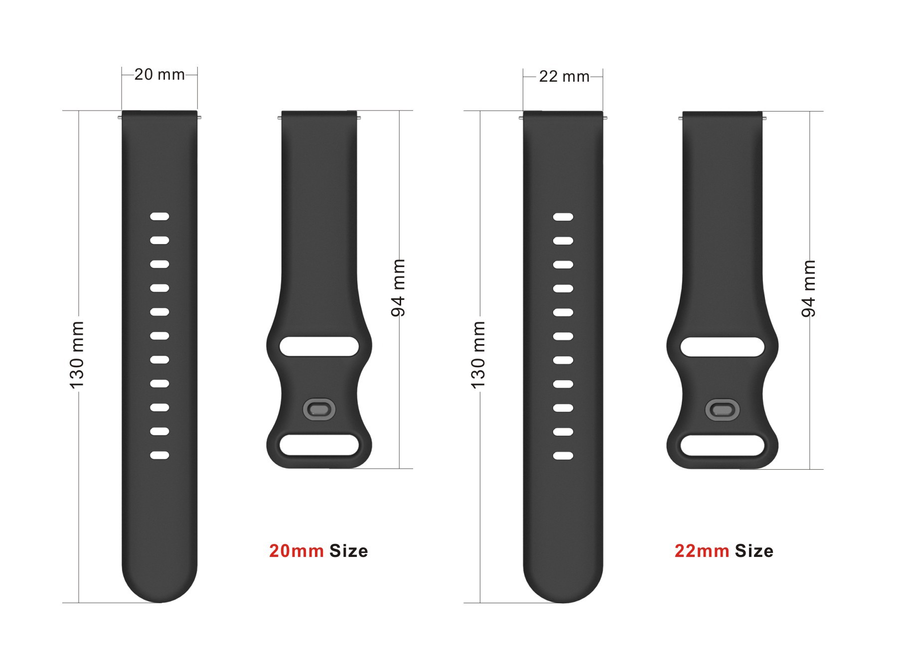 20mm 22mm Silikon armband Für  – Titan Watches Smartwatch Bewertung und Preis