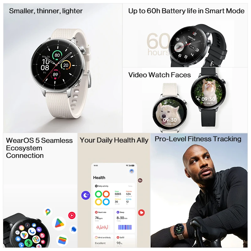 Globale Version OnePlus Watch  – Smartwatch Oneplus Watches Bewertung und Preis