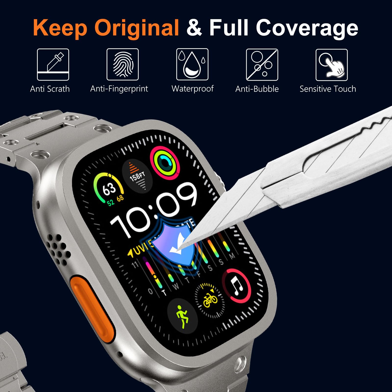 Gehärtetes Glas für Apple Watc – Smartwatch Apple Watches For Women Bewertung und Preis