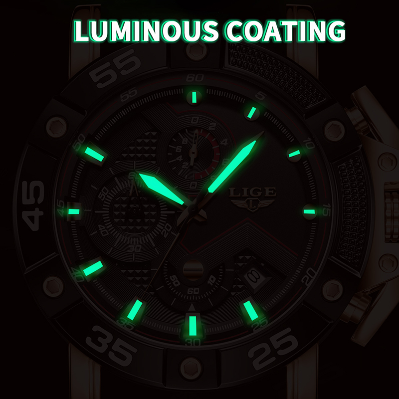 LIGE Quarzuhren, Top-Marke, Lu – Smartwatch Watches Brands For Men Bewertung und Preis