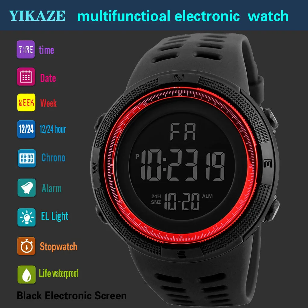 YIKAZE X01 Herren Digitaluhren – Tide Watch Surf Bewertung und Preis
