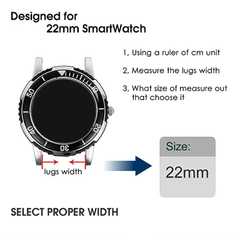 22 mm Ocean Strap für OnePlus  – Smartwatch Oneplus Watches Bewertung und Preis