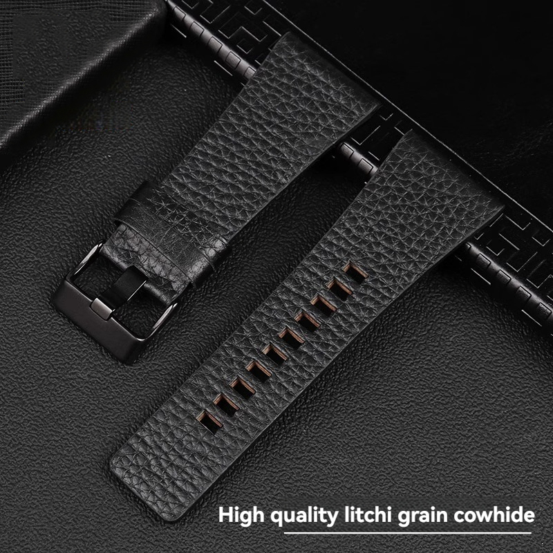 Lychee gemustertes Rindsleder- – Diesel Watches Smartwatch Bewertung und Preis