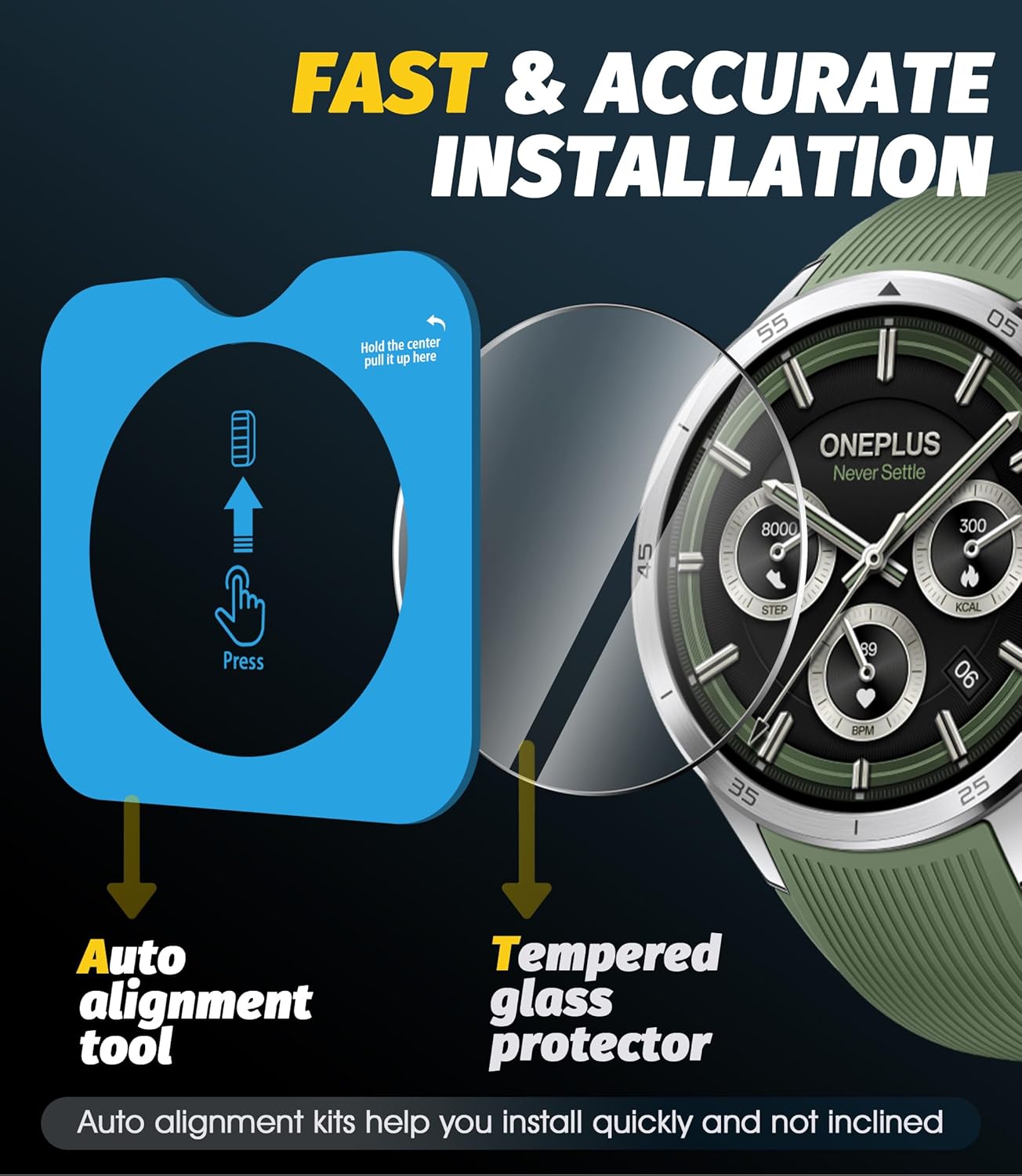 9H Einfache Installation aus g – Smartwatch Oneplus Watches Bewertung und Preis
