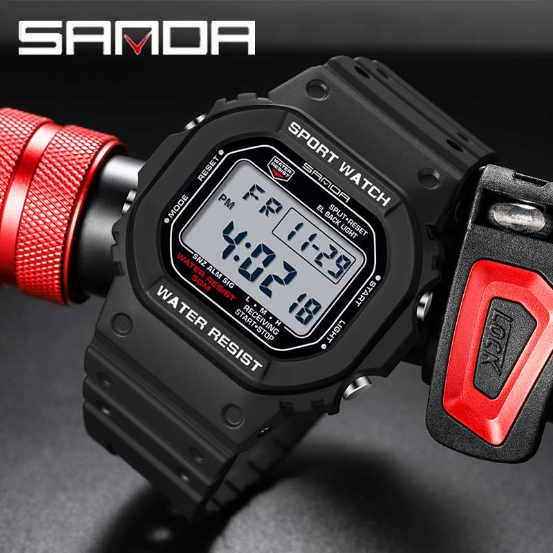 SANDA G Stil Digitale Uhr Männ – Tide Watch Surf Bewertung und Preis