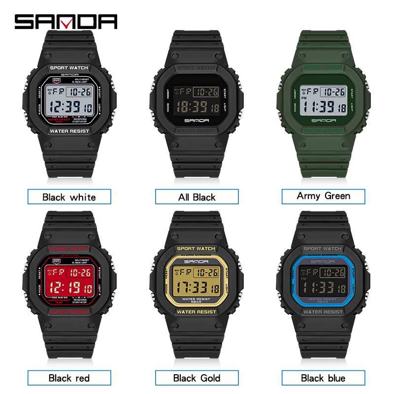 SANDA G Stil Digitale Uhr Männ – Tide Watch Surf Bewertung und Preis
