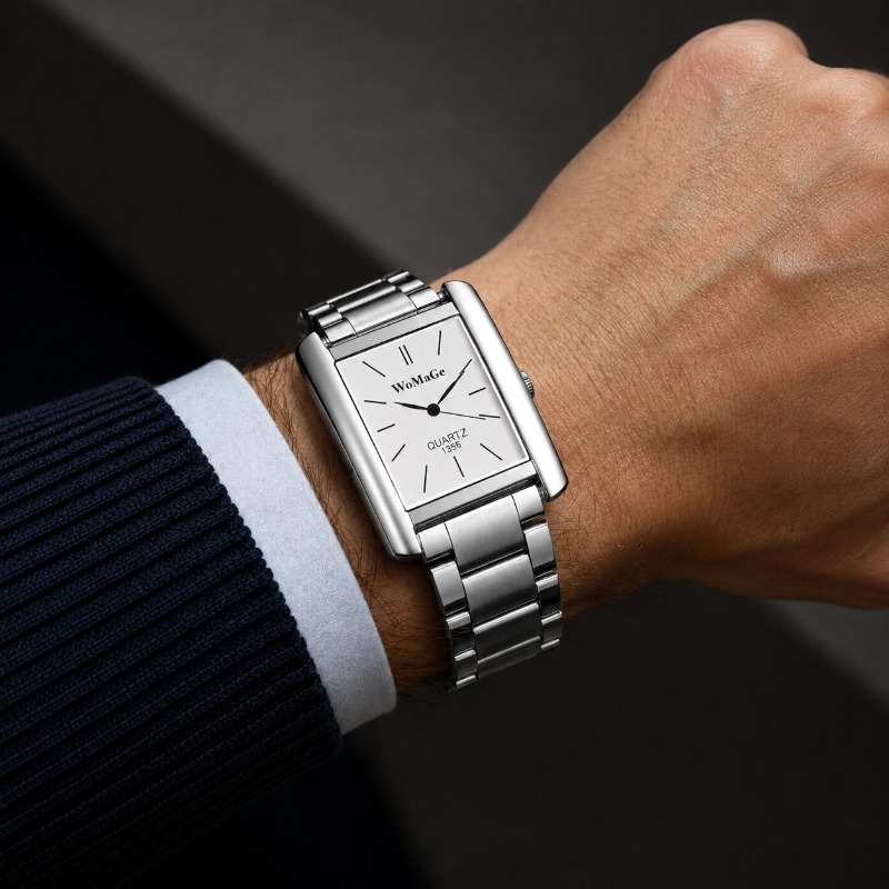 Luxuriöse Edelstahl-Herrenuhr, – Smartwatch Luxury Watches For Men Bewertung und Preis